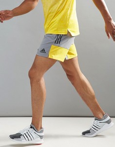 Серые шорты adidas Training BR3739 - Серый