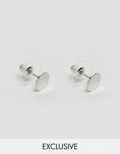 Серьги-гвоздики DesignB London эксклюзивно для ASOS - Серебряный