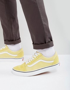 Желтые парусиновые кроссовки Vans Old Skool VA38G1OUX - Желтый