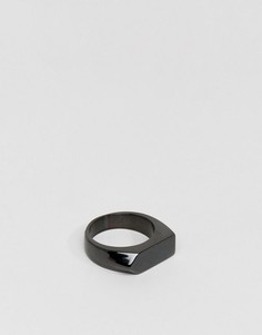Черное кольцо Seven London - Черный