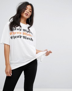 Футболка с логотипом Cheap Monday - Белый
