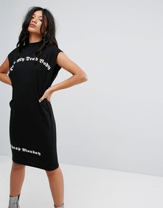 Платье с принтом Cheap Monday - Черный