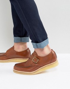 Кожаные монки Clarks Original Burcott - Коричневый