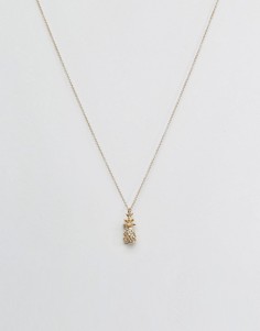 Ожерелье с подвеской-ананасом Nylon - Золотой