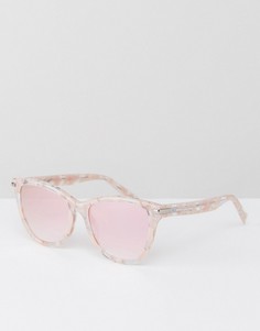 Круглые солнцезащитные очки с розовыми линзами Marc Jacobs - Розовый