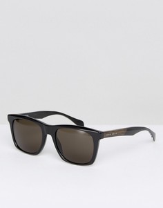Черные квадратные солнцезащитные очки BOSS By Hugo Boss - Черный
