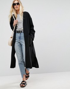 Легкая куртка без застежек ASOS Tailored - Черный