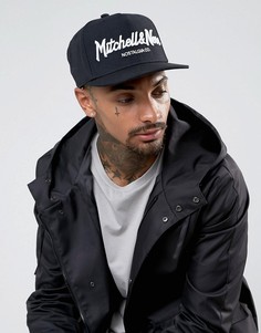 Черная бейсболка с логотипом Mitchell & Ness - Черный