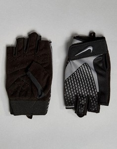Серые перчатки Nike Training Core Lock LG.38-032 - Серый