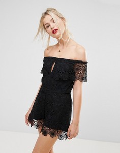 Кружевной ромпер Bec & Bridge - Черный