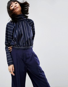 Рубашка в полоску ASOS WHITE - Мульти
