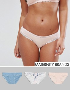 Набор из 3 трусов для беременных New Look Maternity - Мульти