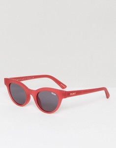 Розовые солнцезащитные очки кошачий глаз Quay Australia X Kylie Jenner Starstruck - Розовый