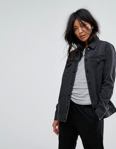 Джинсовая oversize-куртка JDY - Серый