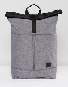 Серый рюкзак с подворачивающимся верхним клапаном Spiral - Серый