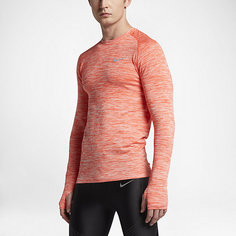 Мужская беговая футболка с длинным рукавом Nike Dri-FIT Knit
