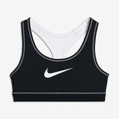 Спортивное бра со средней поддержкой для девочек школьного возраста Nike Home And Away Reversible