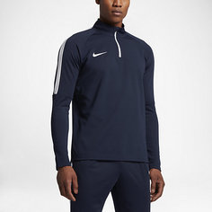 Мужская футболка для футбольного тренинга с длинным рукавом и молнией 1/4 Nike Dry Academy