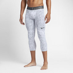 Мужские баскетбольные тайтсы длиной 3/4 с принтом Nike Pro HyperСool
