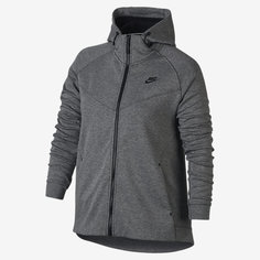 Женская худи с полноразмерной молнией Nike Sportswear Tech Fleece (большие размеры)