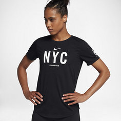 Женская беговая футболка Nike Dry NRC (NYC)