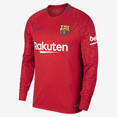 Мужское футбольное джерси с длинным рукавом 2017/18 FC Barcelona Stadium Goalkeeper Nike