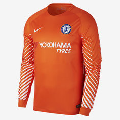 Мужское футбольное джерси с длинным рукавом 2017/18 Chelsea FC Stadium Goalkeeper Nike