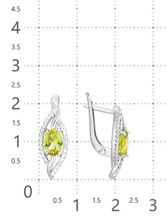 Ювелирные серьги ИНТАЛИЯ