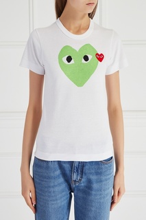 Хлопковая футболка Comme des Garcons Play