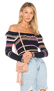 Striped ruffle top - Rebecca Taylor