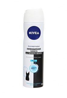 Дезодорант Nivea спрей, Невидимая защита для черного и белого Pure, 150 мл