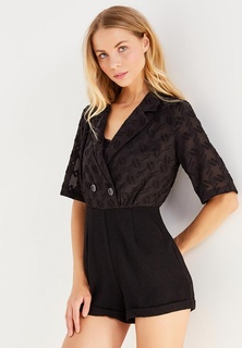 Комбинезон LOST INK DOGSTOOTH SHIRT PLAYSUIT
