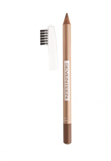 Карандаш Seventeen Seventeen. для бровей с щеточкой т.07, "LONGSTAY EYE BROW SHAPER"ореховый