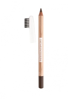 Карандаш для бровей Seventeen Seventeen. для бровей с щеточкой, т.05  "LONGSTAY EYE BROW SHAPER" каштановый