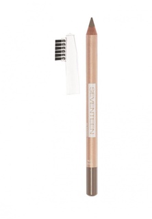 Карандаш для бровей Seventeen Seventeen. для бровей с щеточкой, т.08  "LONGSTAY EYE BROW SHAPER" миндаль