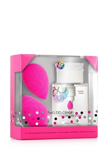 Комплект спонжей beautyblender Beautyblender original и очищающий гель Blendercleanser 150 мл