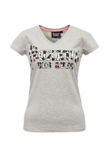 Футболка Boxeur Des Rues LADY VNECK SS T-SHIRT ALLOVER LOGO