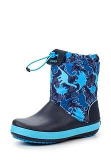 Дутики Crocs Crocband Lodge Point Boot Graphic K