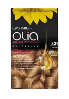 Краска для волос Garnier Olia, оттенок 8.31, Светло-русый кремовый
