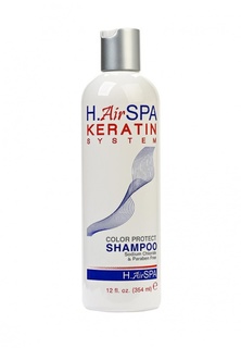 Шампунь H.AirSpa кератиновый для окрашенных волос, 355 мл