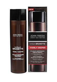 Краска для волос John Frieda Brilliant Brunette VISIBLY DEEPER для создания насыщенного и глубокого цвета темных волос, 150 мл