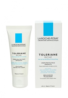 Крем для лица La Roche-Posay TOLERIANE RICHE Успокаивающий защитный крем для кожи, склонной к аллергическим реакциям 40 мл