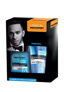 Набор LOreal Paris Men Expert Бальзам после бритья Me Hydra Power, 125 мл, Men Expert  Гель для умывания Me Hydra Power, 150 мл