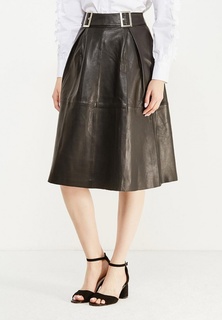 Юбка LOST INK LEATHER BUCKLE MIDI