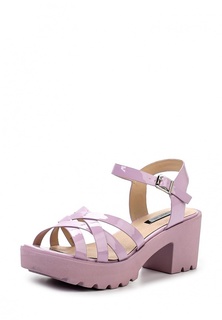 Сандалии LOST INK NAPE LOW HEEL ANKLE STRAP SANDAL