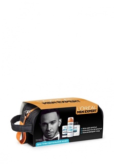 Набор LOreal Paris Men Expert Sensitive Пена для бритья, Бальзам после бритья, уход