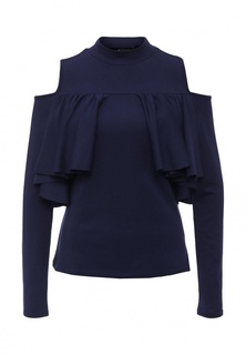 Блуза LOST INK RUFFLE HI NK COLD SHOULDER TOP