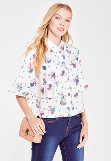Блуза LOST INK PRINTED DOUBLE LAYER SHIRT