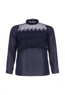 Блуза LOST INK CURVE LACE INSERT BLOUSE
