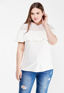 Блуза LOST INK PLUS LACE YOLK FRILL TOP